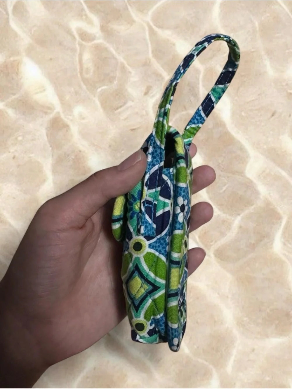 Y2K Vera Bradley Daisy Daisy Wristlet Cell Phone Cosmetic Pouch